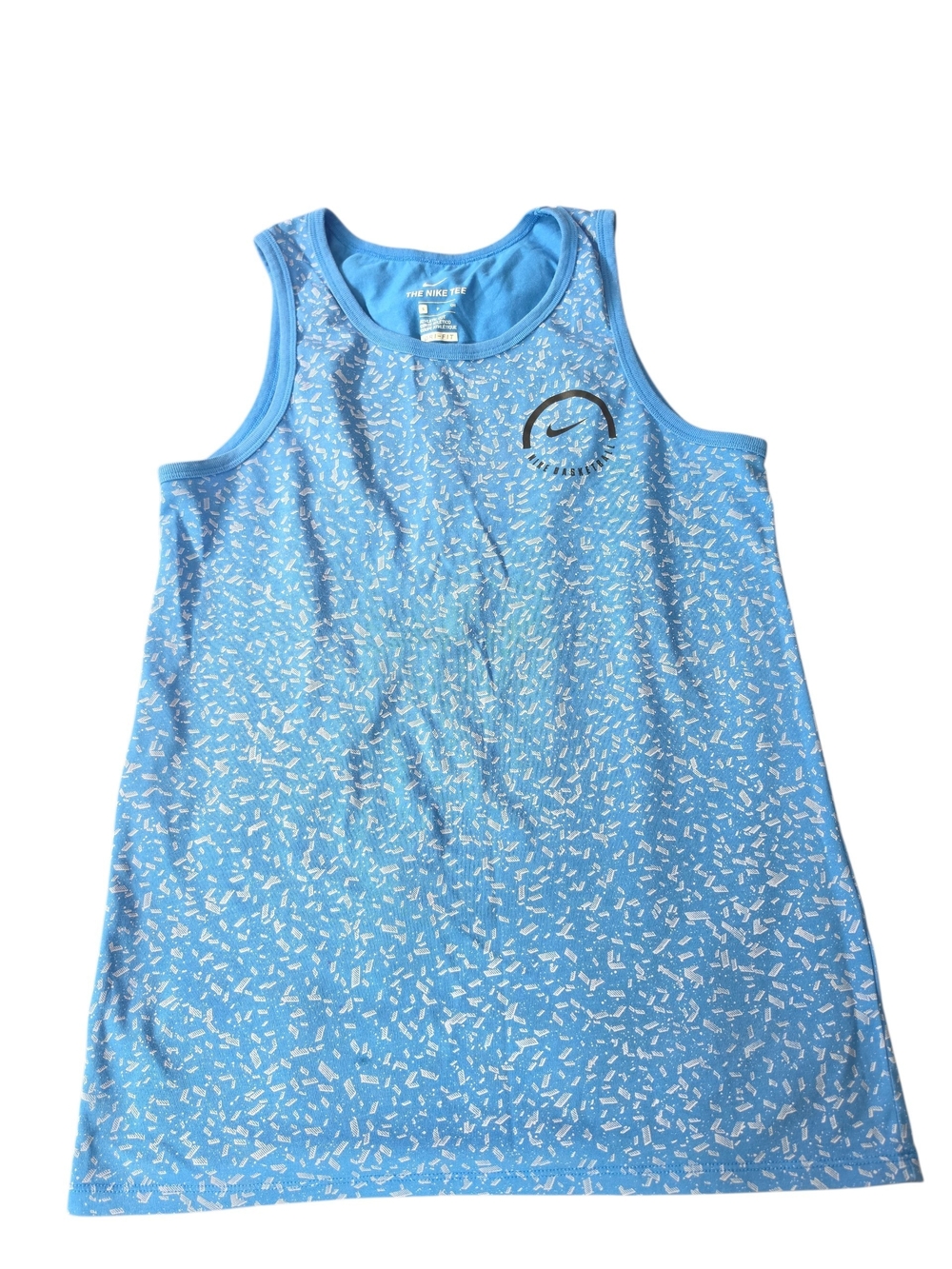 Nike Light Blue Girls' Printed Tank Dress